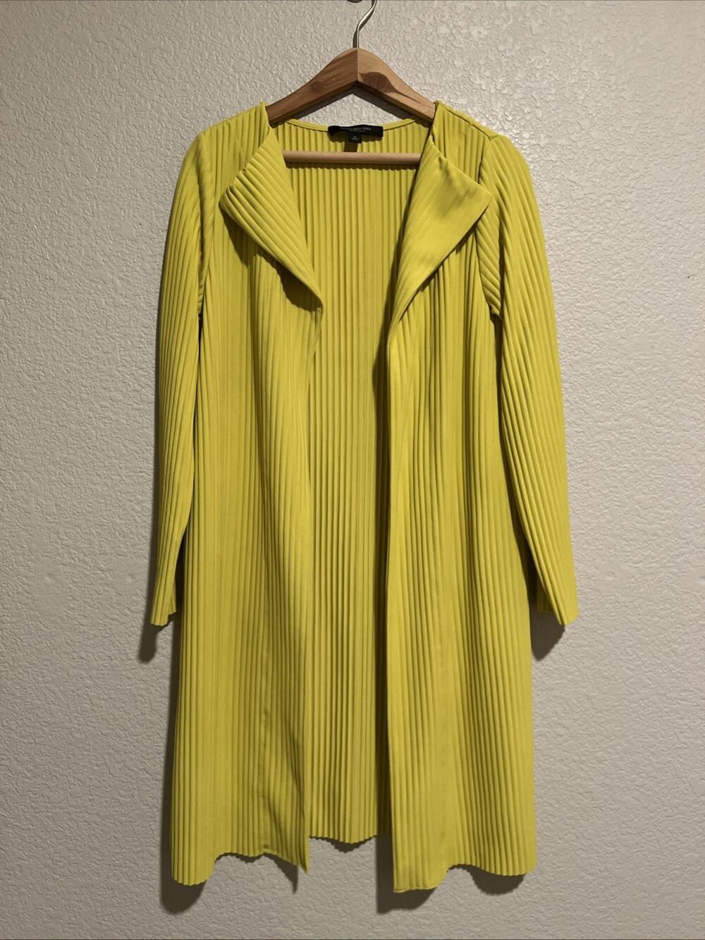 Andrew Marc Open Front Cardigan Duster Coastal Luxury Colorful Light Weight Bold